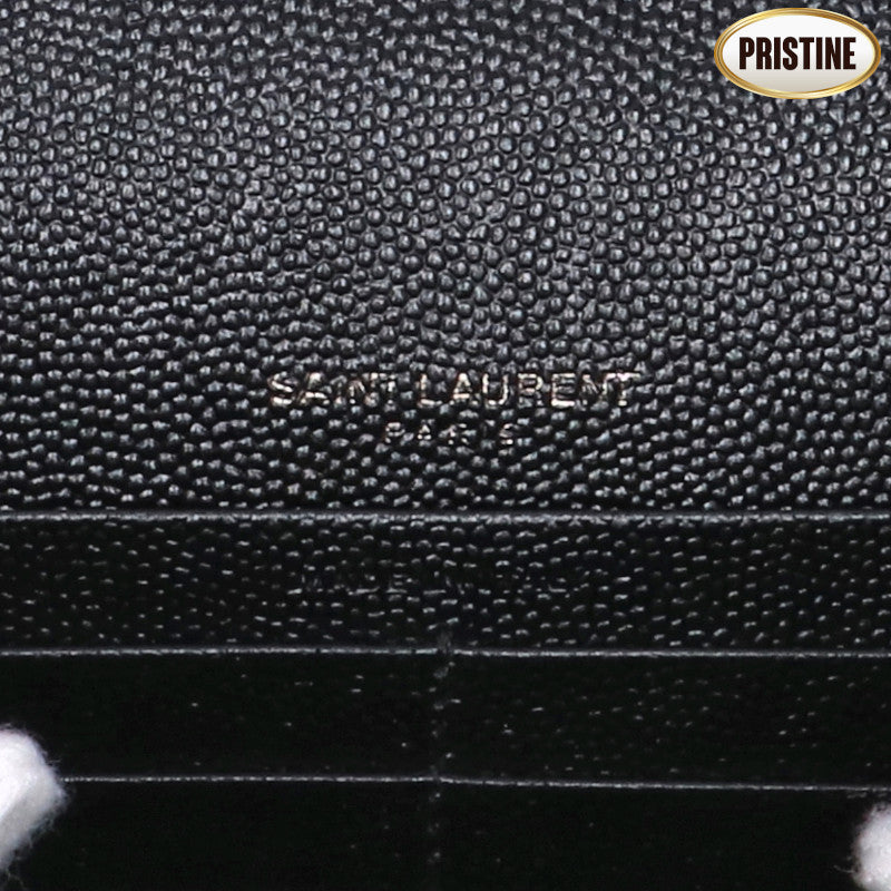 SAINT　LAURENT サンローラン/カサンドラエンベロープチェーンウォレット/393953//112*/SAランク/18