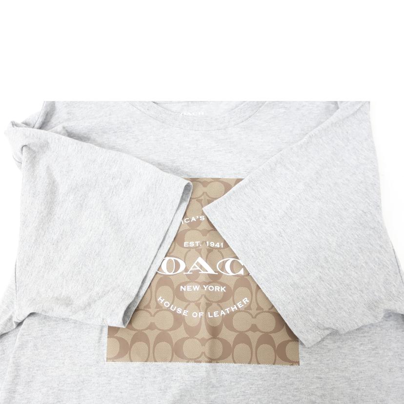 COACH コーチ/シグネチャースクエアTシャツ　XLサイズ　グレー/CO790//Aランク/65