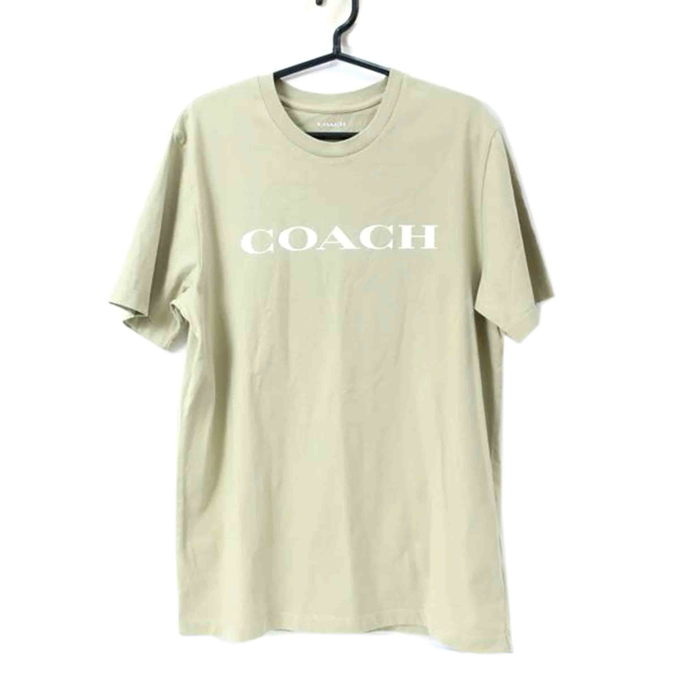 COACH コーチ/ロゴTシャツ　Mサイズ　ダスティグリーン/CR035//Aランク/65