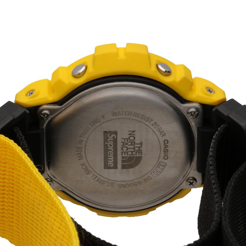 CASIO カシオ/G－SHOCKシュプリ-ム×ノ-スフェイス/トリプルコラボ/クォ-ツ/DW-6900NS-9JR//ABランク/18