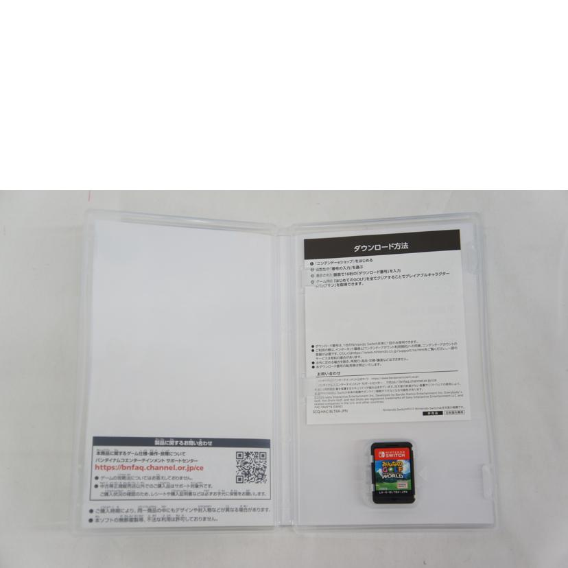 BANDAI　NAMCO バンダイナムコ/みんなのGOLF　WORLD／SWITCH//Aランク/05