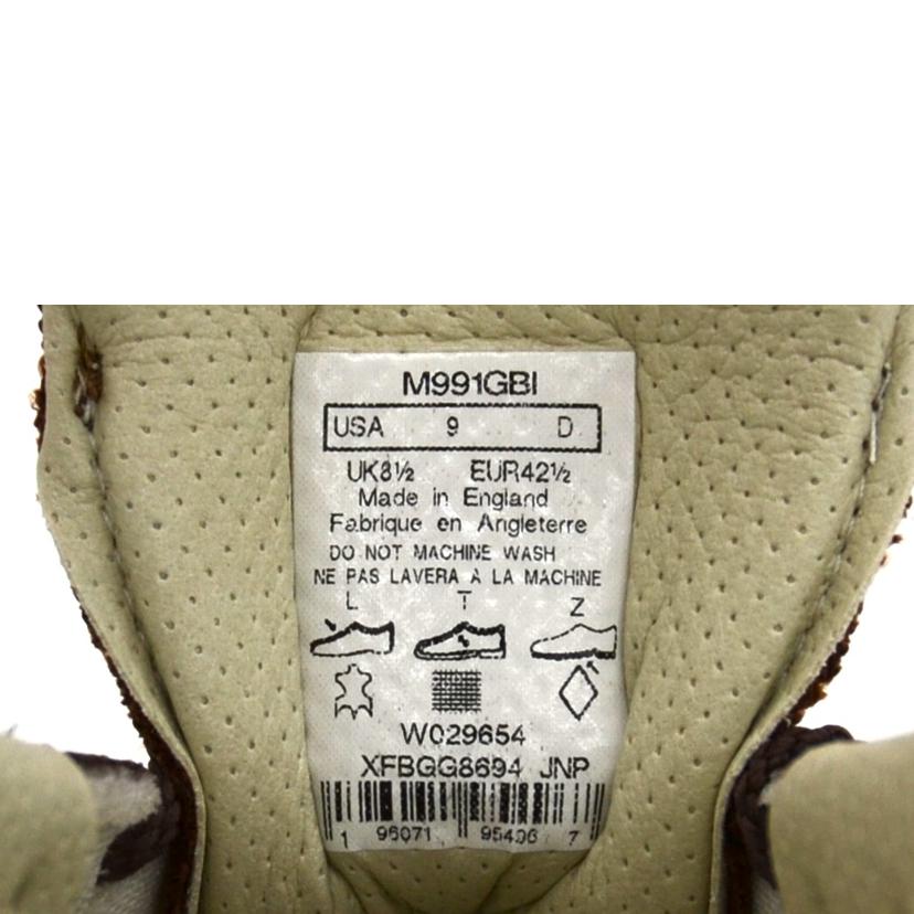 New　balance ニューバランス/スニーカー/M991GBI//SAランク/75