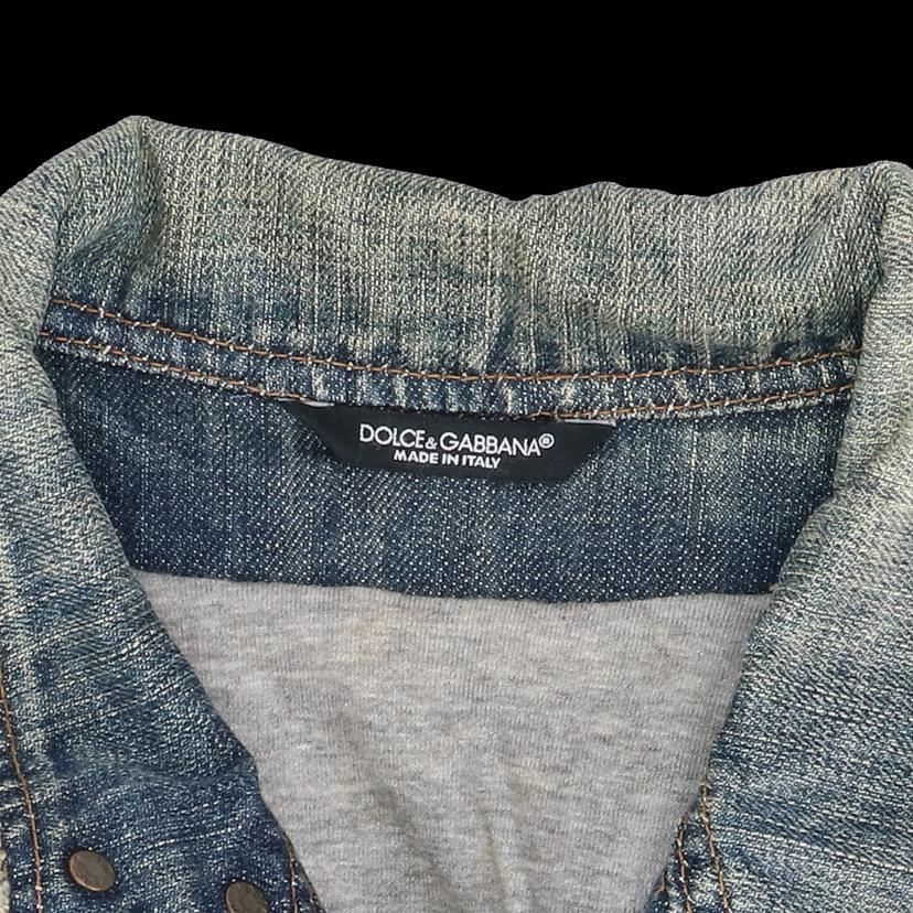 DOLCE＆GABBANA ドルチェ＆ガッバーナ/アーカイブ／ハラコデニムジャケット／サイズ48//Aランク/92