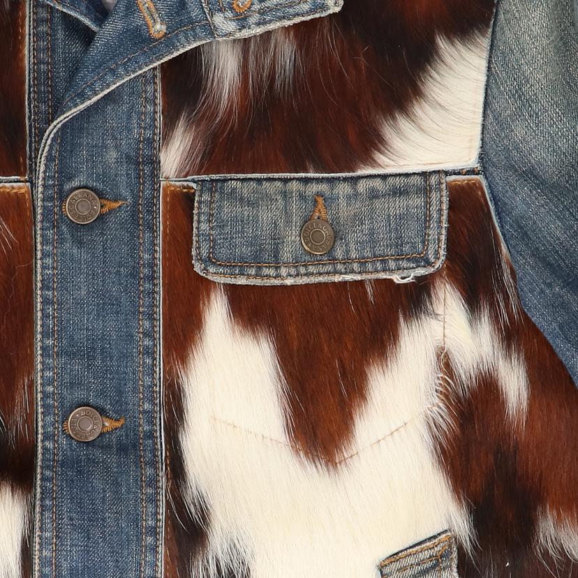 DOLCE＆GABBANA ドルチェ＆ガッバーナ/アーカイブ／ハラコデニムジャケット／サイズ48//Aランク/92