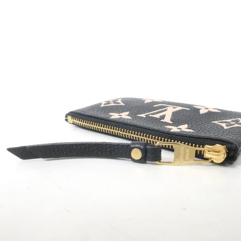LOUIS VUITTON ルイ・ヴィトン/ポシェット・クレ　ブラック　ベージュ／　モノグラム・アンプラント　コインケース　ミニポーチ/M80885//CT0***/ABランク/65