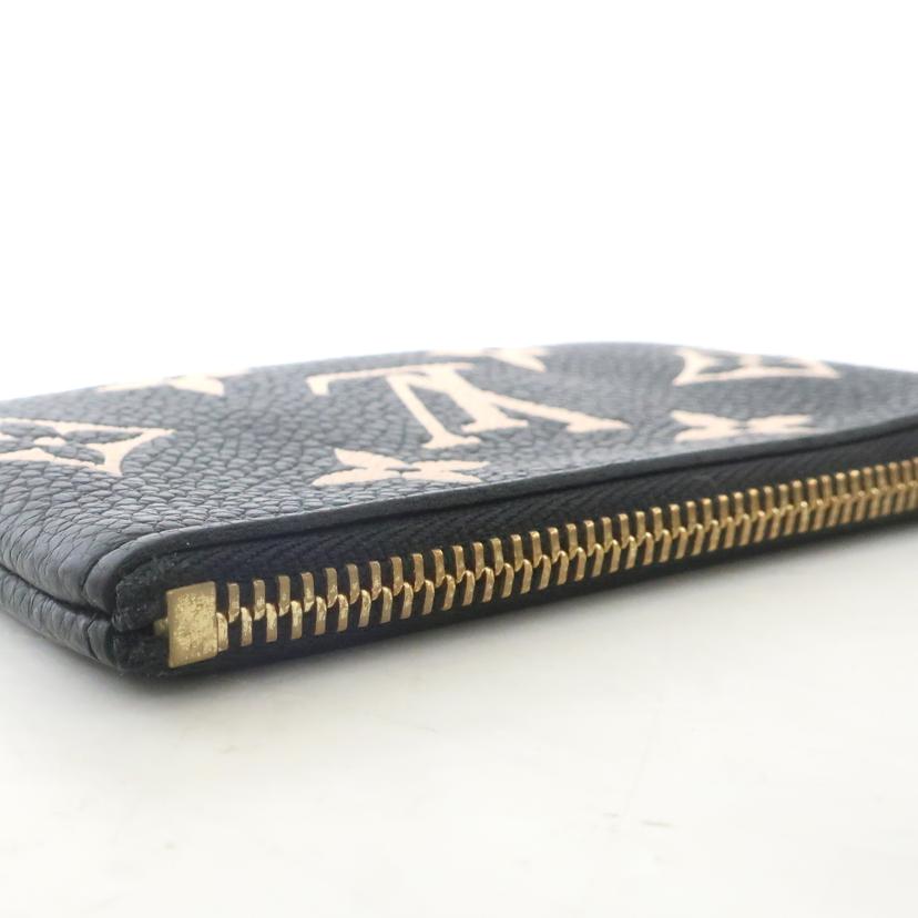 LOUIS VUITTON ルイ・ヴィトン/ポシェット・クレ　ブラック　ベージュ／　モノグラム・アンプラント　コインケース　ミニポーチ/M80885//CT0***/ABランク/65