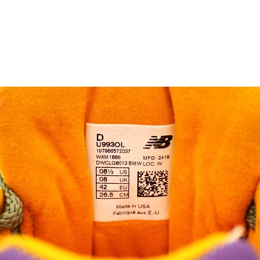 New　balance ニューバランス/スニーカー/U993OL//SAランク/75