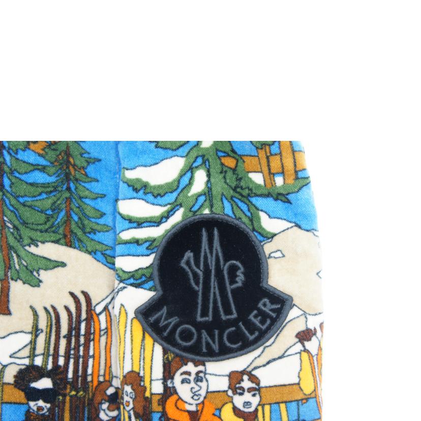 MONCLER MONCLER/ダウン総柄マフラー//ABランク/85