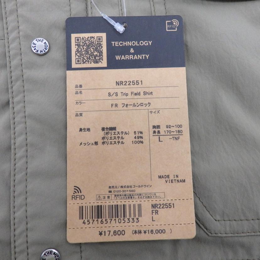 THE　NORTH　FACE　/S／STrip　Field　Shirt/NR22551//Sランク/77