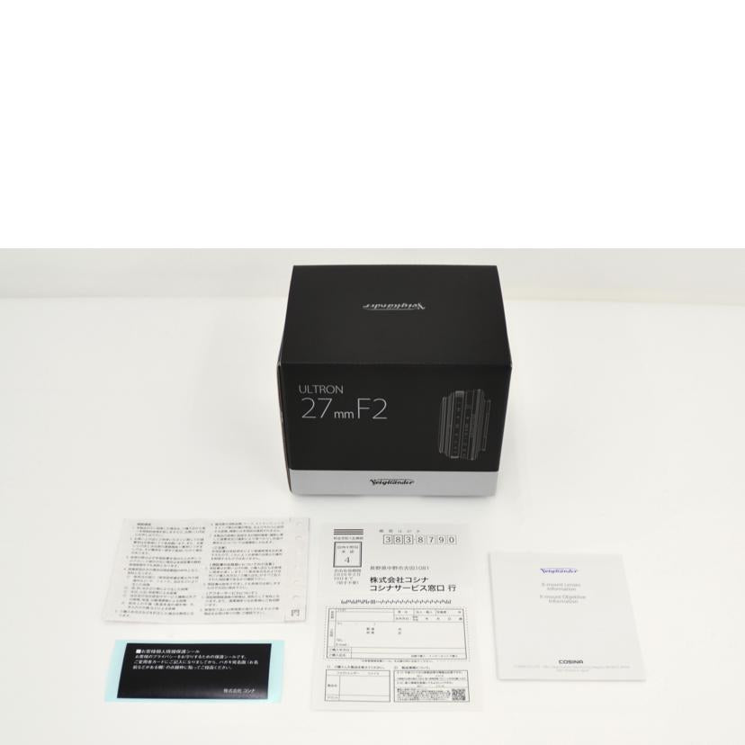 Voigtlander/デジタル対応レンズ/ULTRON 27mmF2//07461317/Aランク/75