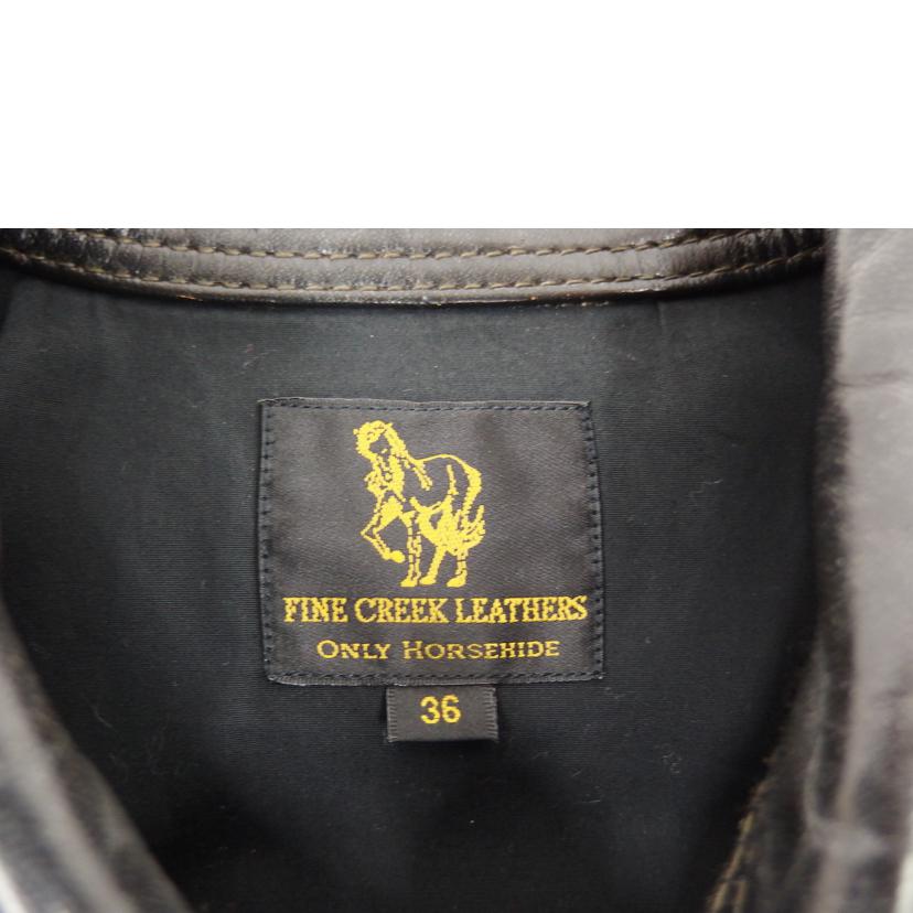 FINE　CREEK　LEATHERS ﾌｧｲﾝｸﾘｰｸﾚｻﾞｰｽﾞ/FINE　CREEK　LEATHERSジャケット／馬革//Bランク/82