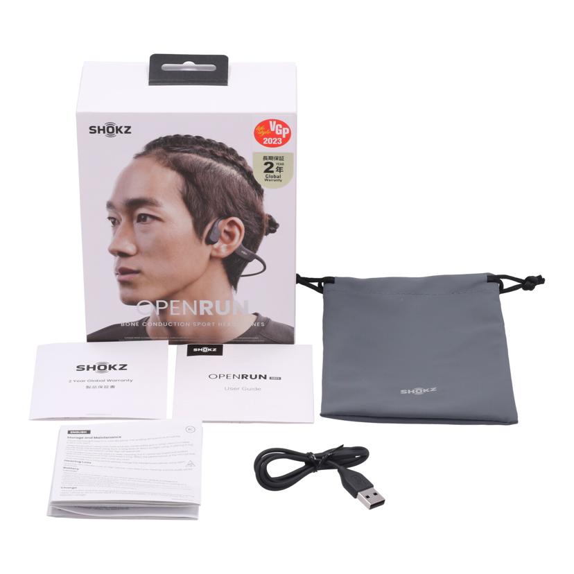 Shokz ショックス　/ワイヤレス骨伝導イヤホン／OpenRun　S803/SKZ-EP-000003//S8033265008532/Bランク/62