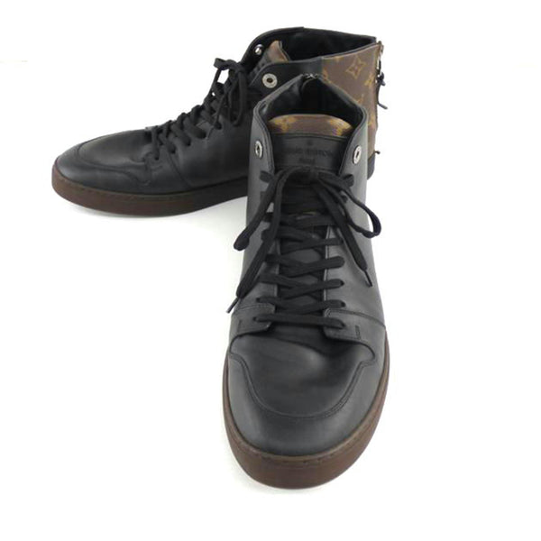 Louis Vuitton ブラック ハイカットスニーカー 即完売】LOUIS VUITTON ハイカットスニーカーブラック 24cm 黒