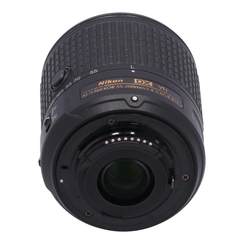 Nikon ニコン/カメラレンズ／AF－S　DX　55－200mm　F4－5．6　G　ED　VR　Ⅱ/AF-S DX 55-200mm F4-5.6 G ED VR Ⅱ//20825037/ABランク/18