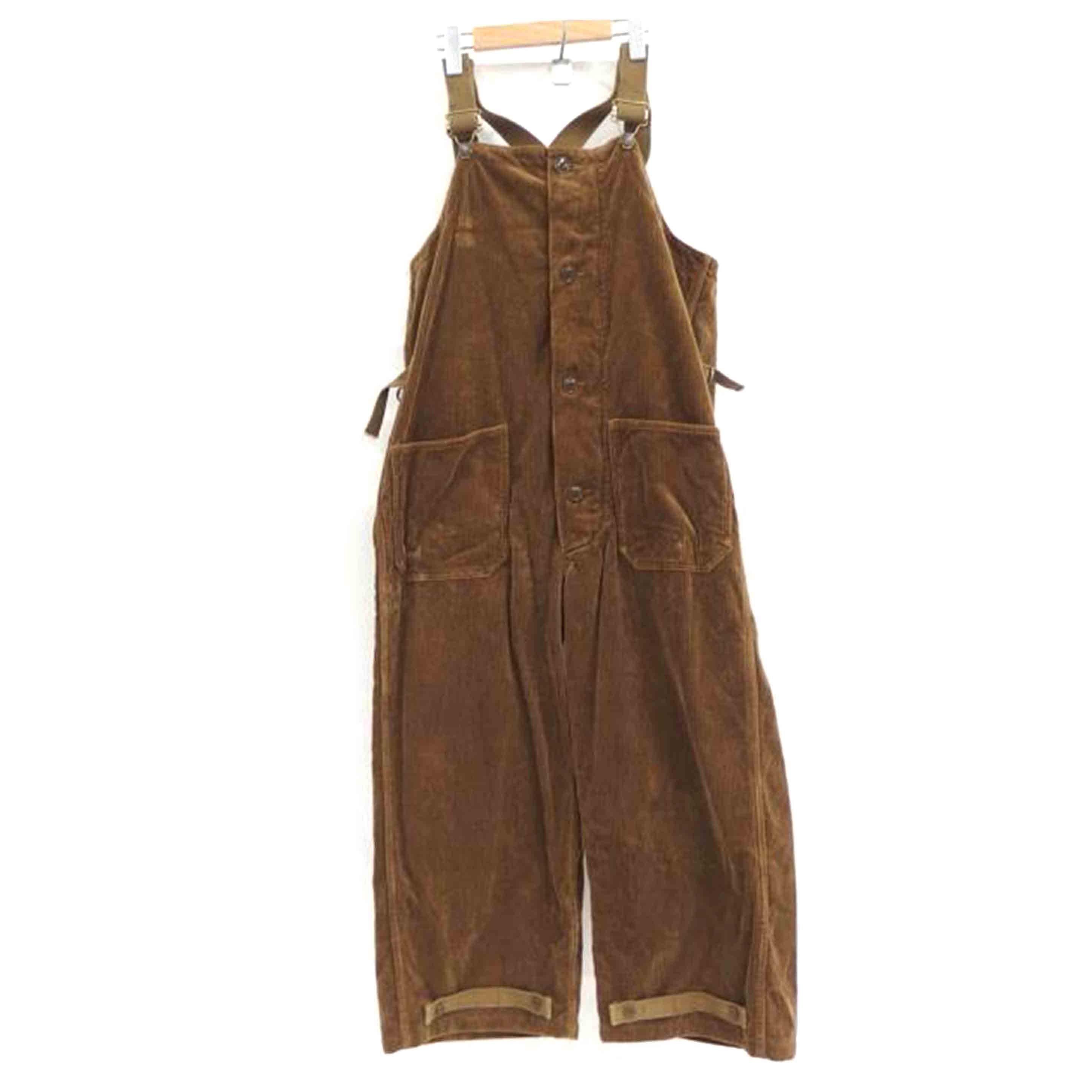FULLCOUNT FULLCOUNT/コーデュロイオーバーオール／茶/1326//サイズS/ABランク/82