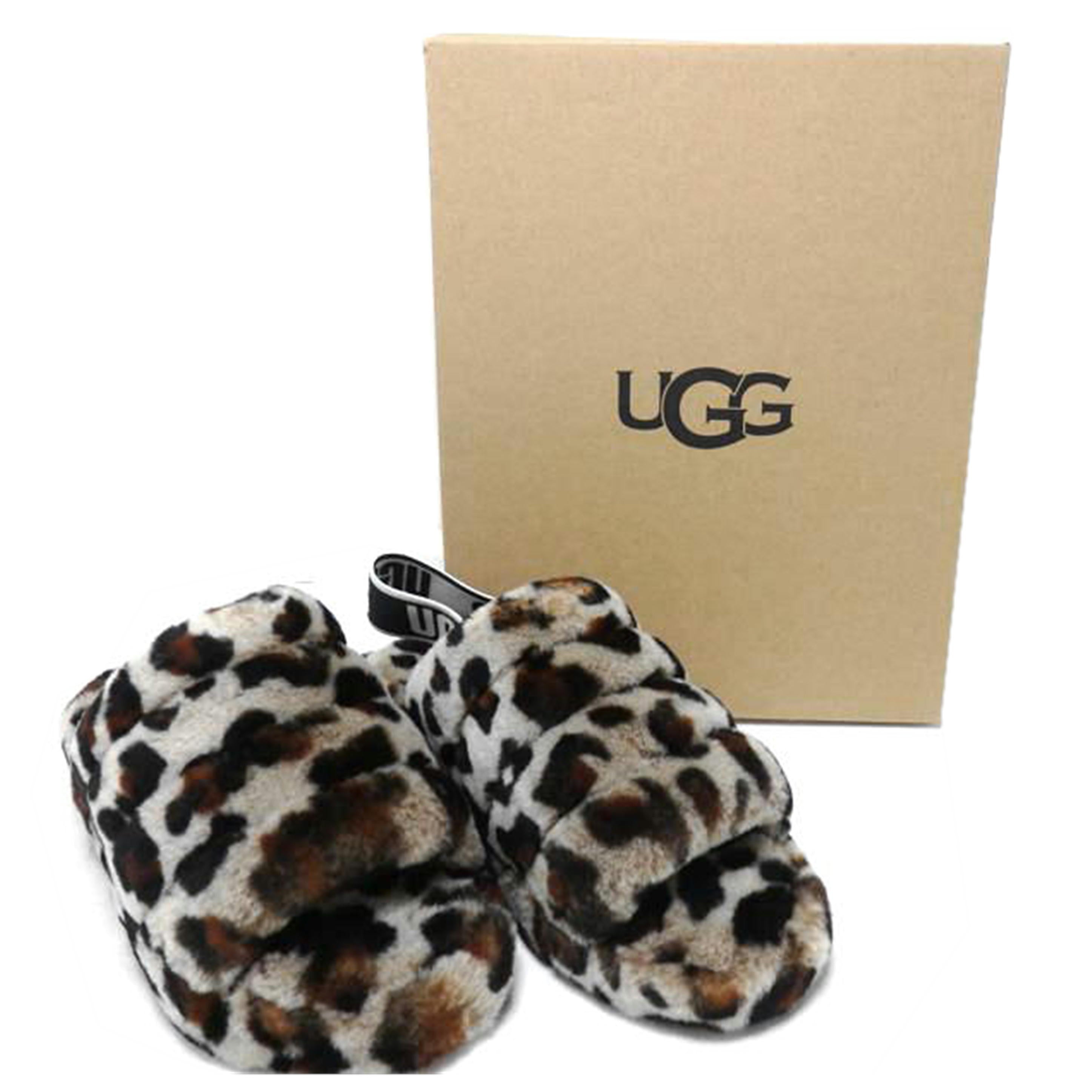 UGG アグ/UGG W Fluff Yeah SLIDE Leopard/22.0cm/1106252//Aランク/84
