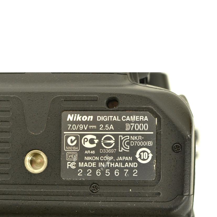 Nikon/デジタル一眼／D7000　ボディ/D7000 ボディ//2265672/ABランク/75