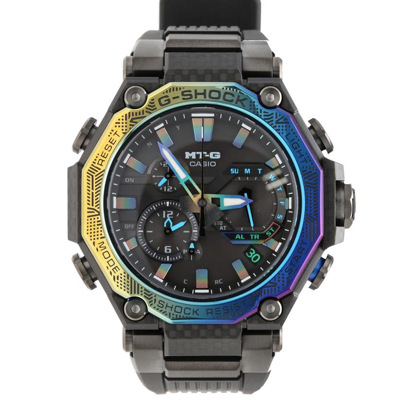 CASIO カシオ/G－SHOCK／レインボーMT－G／電波ソーラー×スマホリンク/MTG-B2000YR-1AJR//201*****/SAランク/84
