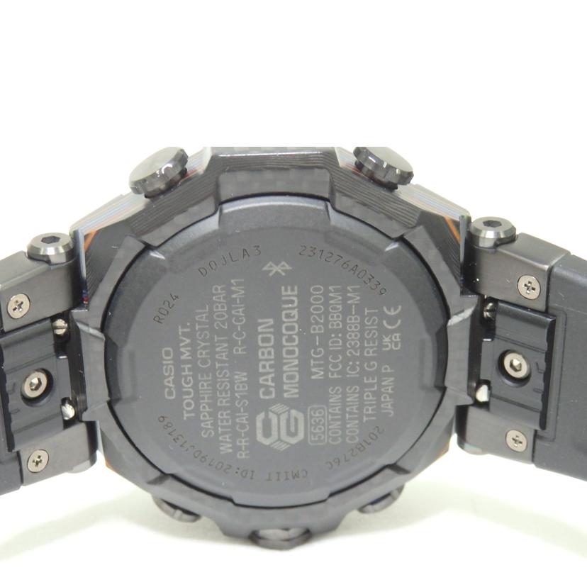 CASIO カシオ/G－SHOCK／レインボーMT－G／電波ソーラー×スマホリンク/MTG-B2000YR-1AJR//201*****/SAランク/84