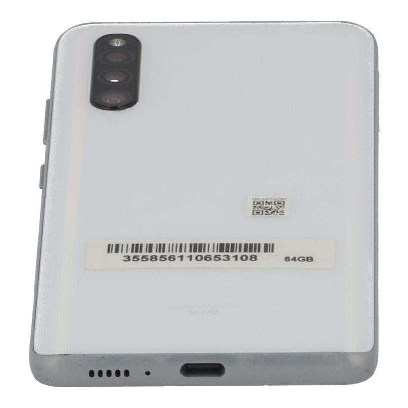 SAMSUNG　au サムスン　/スマートフォン／Galaxy　A41　64GB/SCV48//R58N64GS86F/BCランク/62