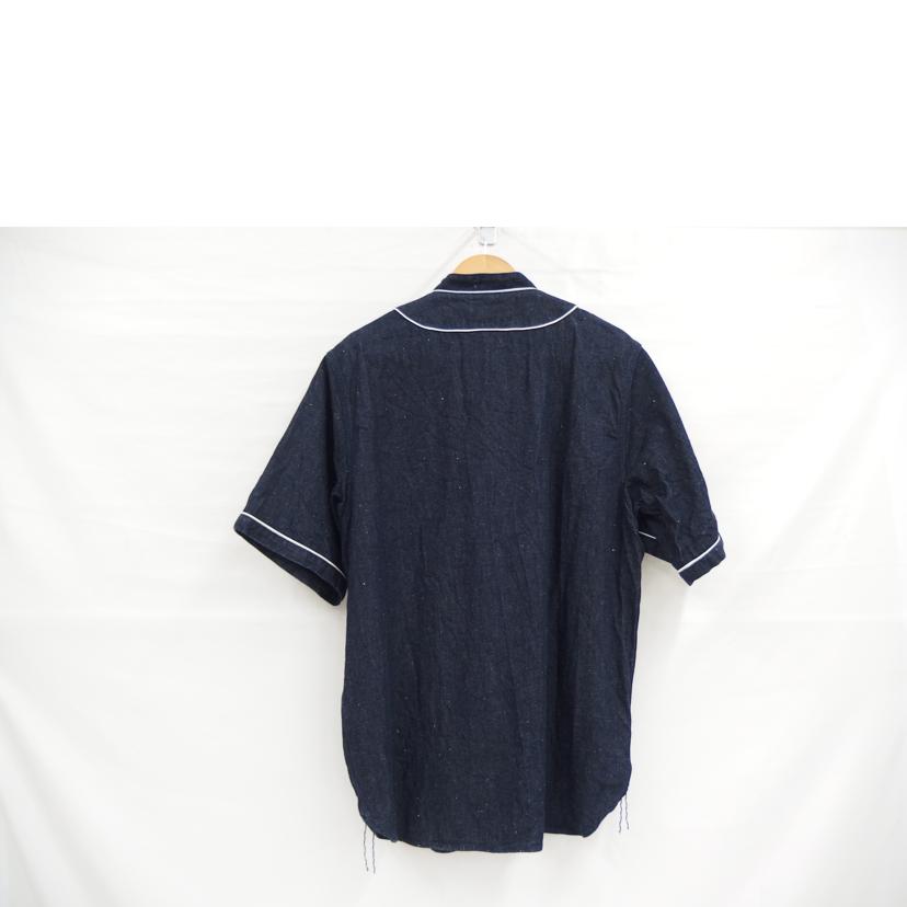 FOB　FACTORY/デニムベースボールシャツ/F3490//ABランク/82