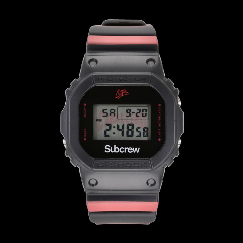 CASIO カシオ/G－SHOCK／スクエア／subcrewコラボモデル/DW-5600SSC20-1PRSSS//322*/SAランク/75