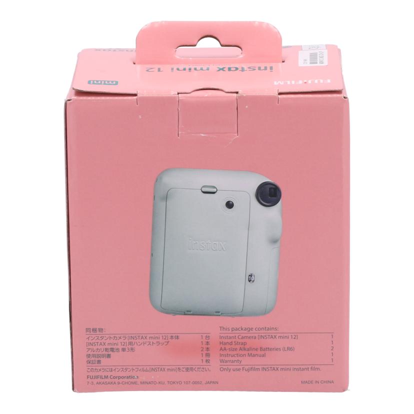 FUJIFILM 富士フイルム　/インスタントカメラ／チェキ　未使用/instax mini12//C511991/Sランク/77