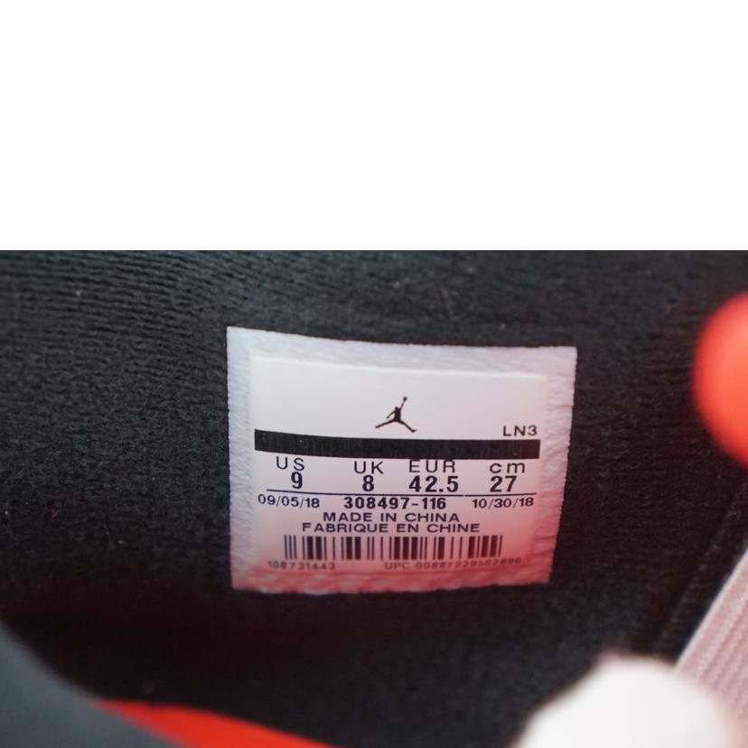 NIKE ナイキ/NIKE AIR JORDAN4 RETRO 27.0/308497-116//Aランク/67