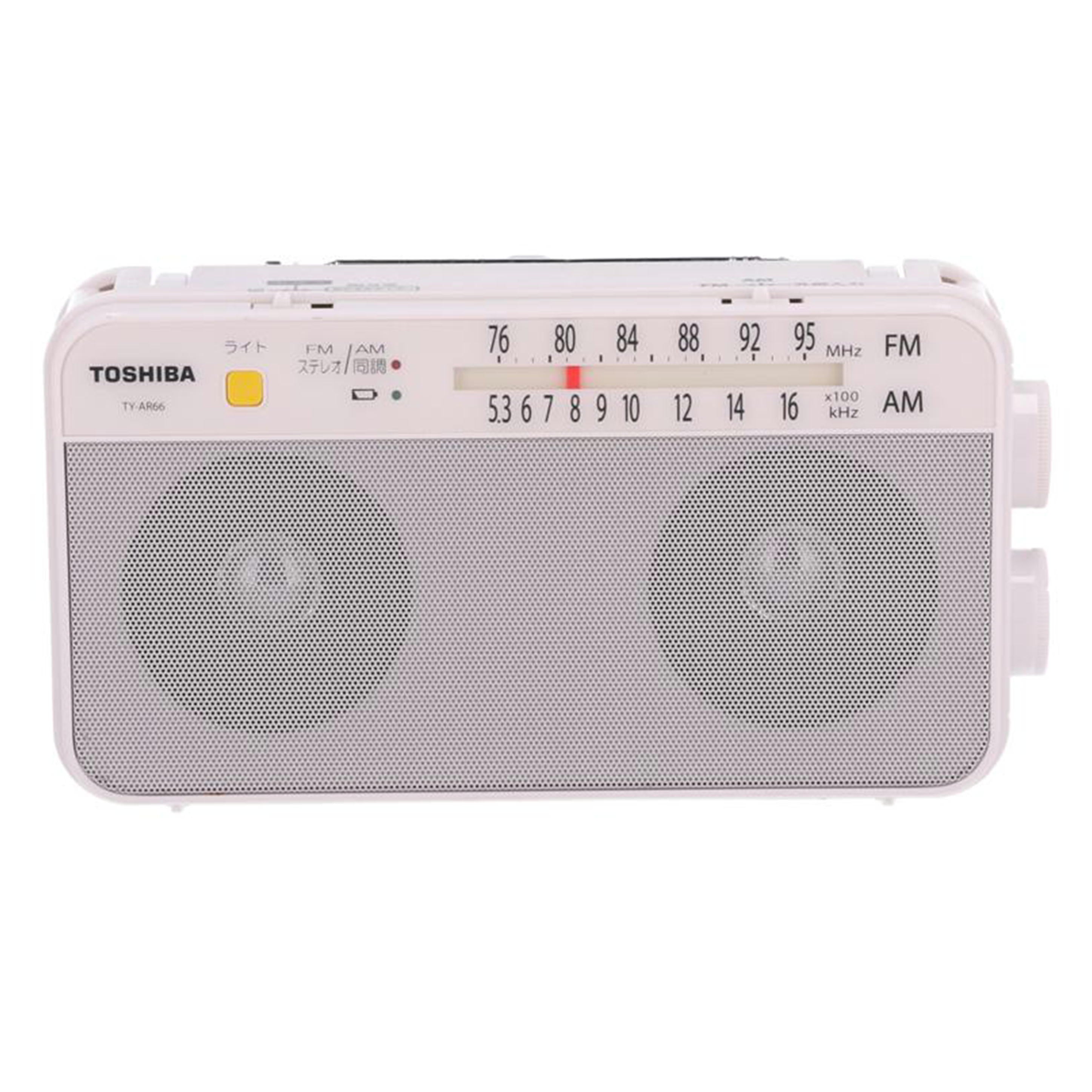TOSHIBA 東芝　/ポータブルラジオ/TY-AR66//210502675W0/Bランク/84