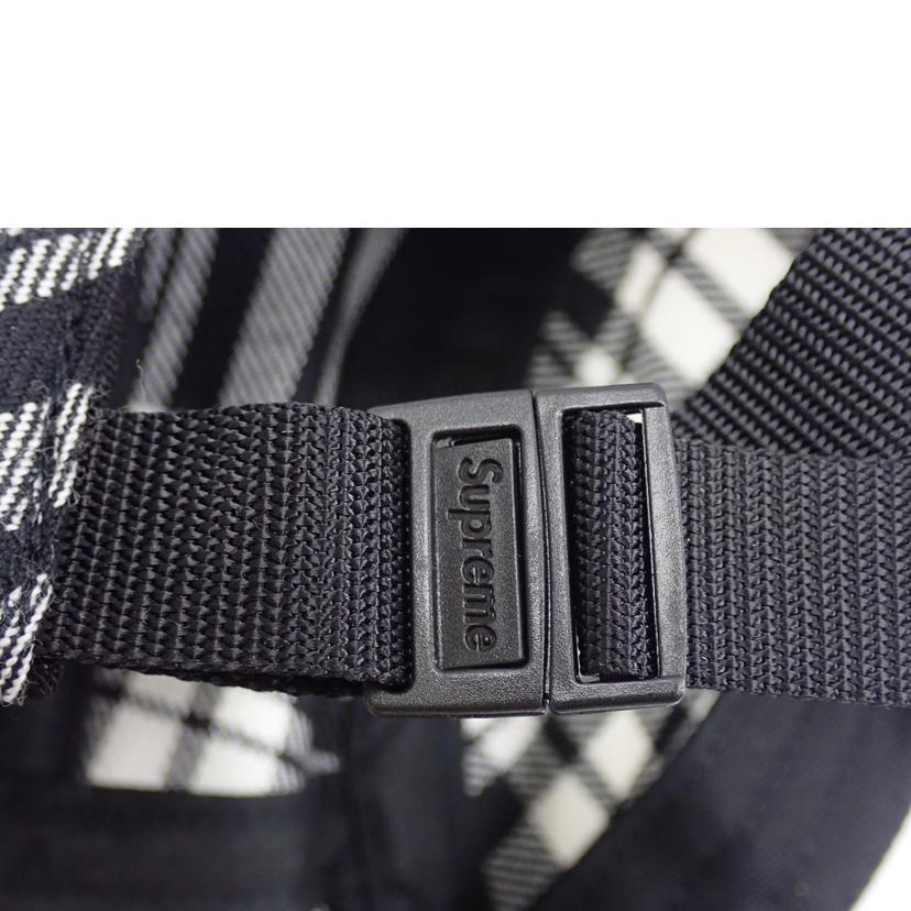 Supreme　Lochcarron　cap シュプリーム　ロキャロン/★Supreme　Lochcarron　キャンプキャップボックスロゴチェック黒//SAランク/62