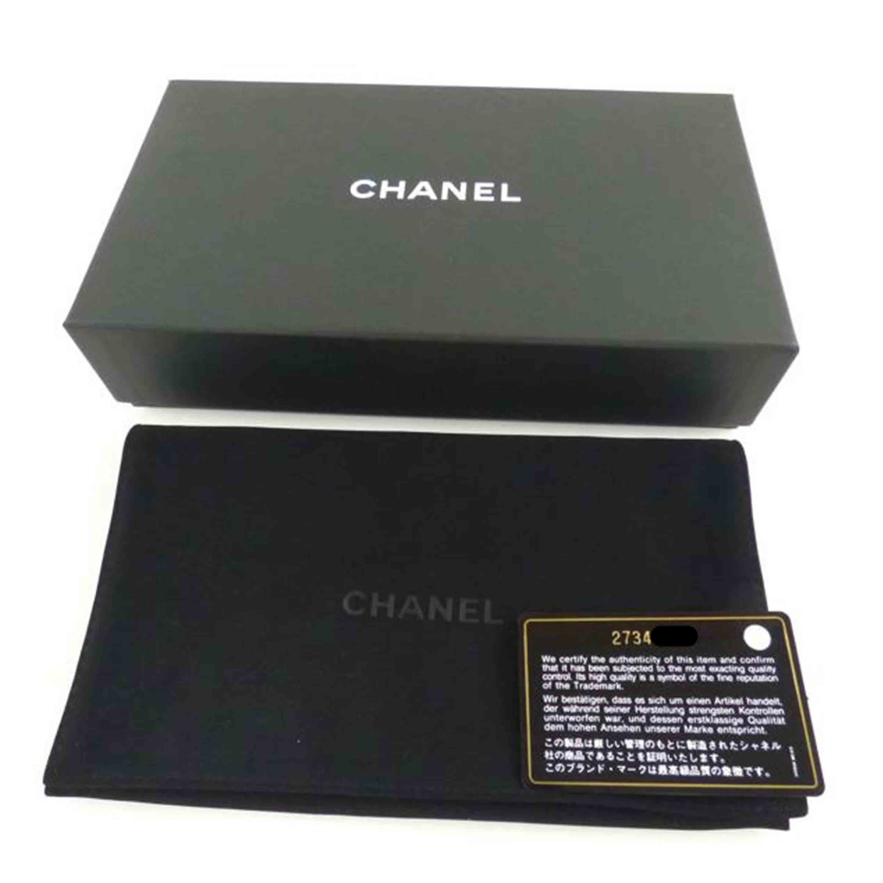 CHANEL シャネル/ココマーク／ラウンド財布／ブラック／キャビアスキン//273*****/Aランク/64