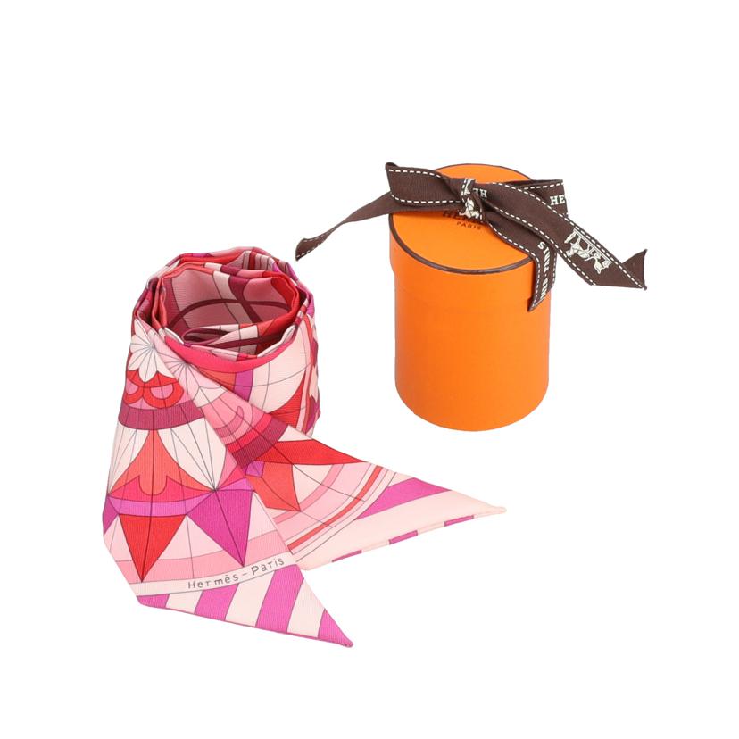 HERMES エルメス/ツイリー／マルチカラースカーフ//Aランク/18