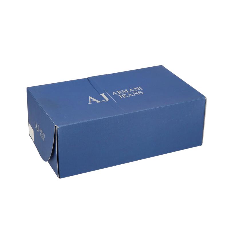 ARMANI JEANS アルマーニジーンズ/レザーローカットスニーカー/ホワイト//ABランク/18