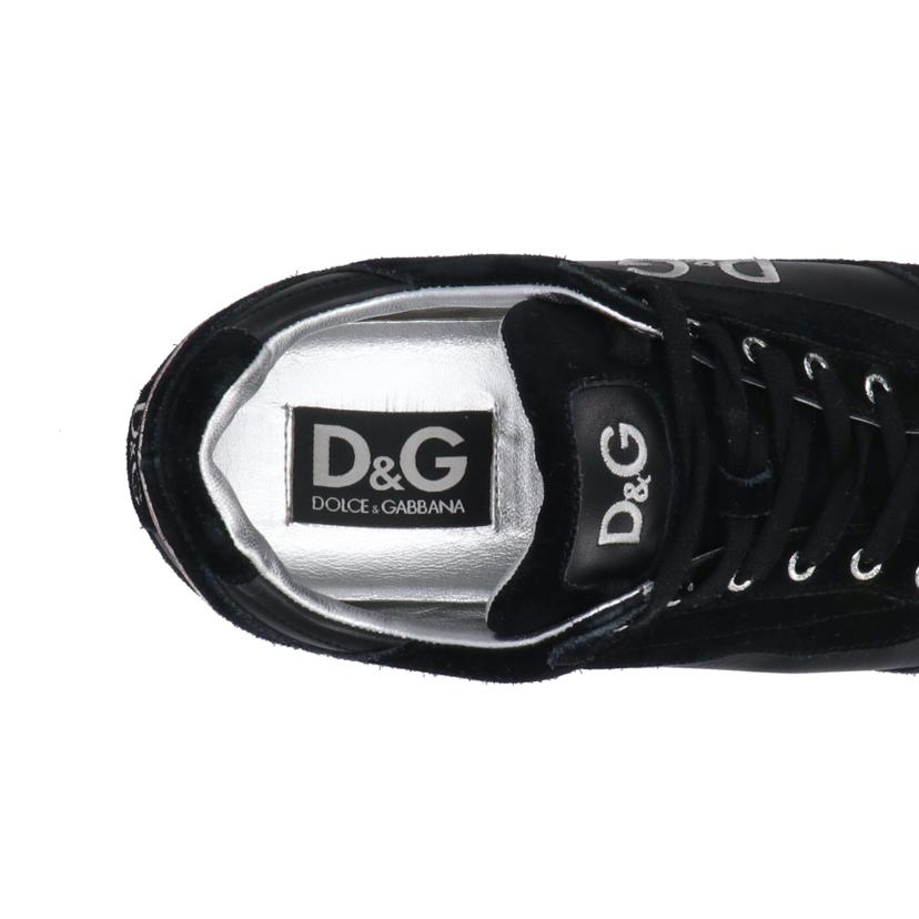 DOLCE＆GABBANA ドルチェ＆ガッバーナ/サイドロゴ/ローカットスニーカー/ブラック//ABランク/18