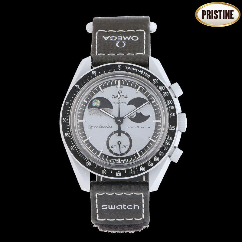 OMEGA×swatch オメガ×スウォッチ/ムーンスウォッチ／MISSION　TO　EARTHPHASE/SO33M700//SAランク/78