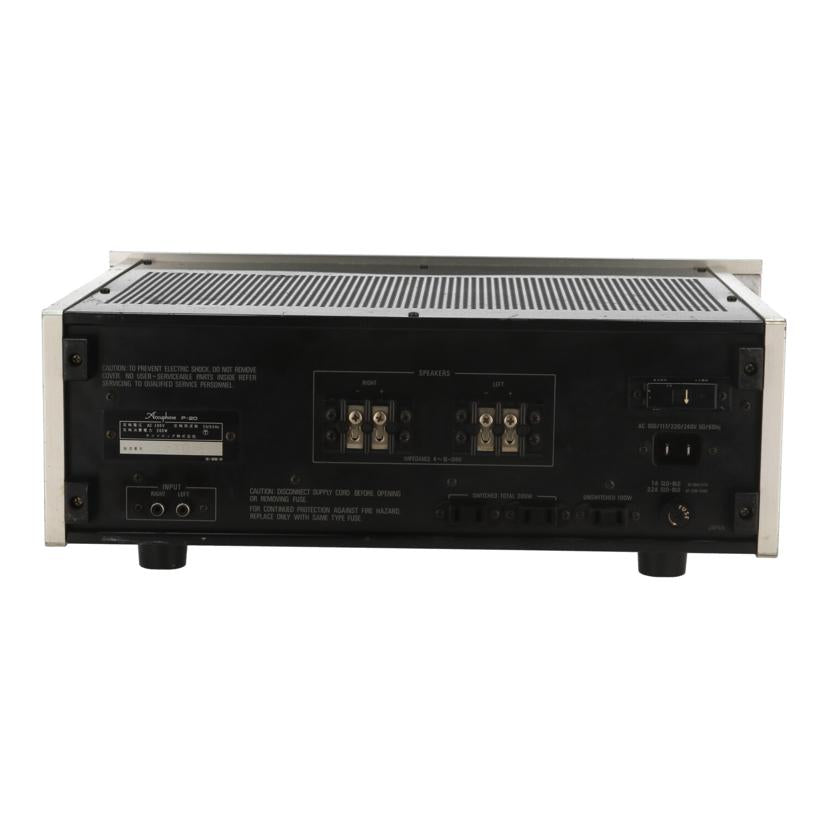 Accuphase　 アキュフェーズ　/パワーアンプ/P-20//C8X059/Bランク/77