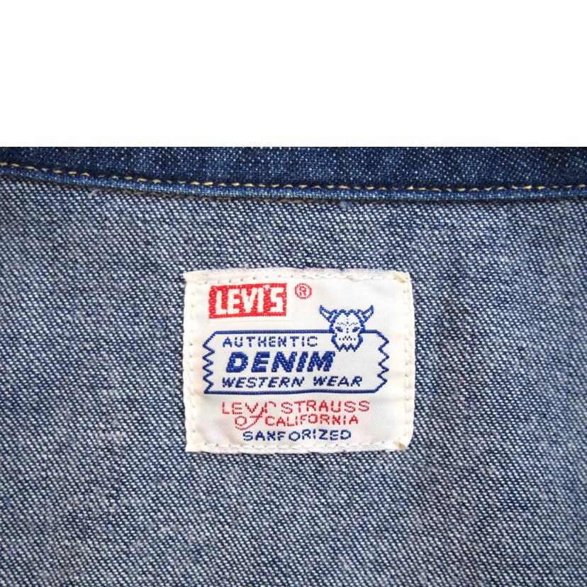 LEVI＇S リーバイス/ウエスタンデニムシャツ　98年製555工場/7205 1018//ABランク/71