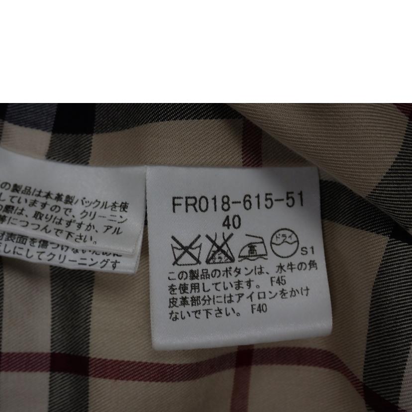BURBERRY　LONDON バーバリーロンドン/★BURBERRY　LONDON　ノバチェックライナー付きトレンチコート/FR018-615-51//40/Bランク/62