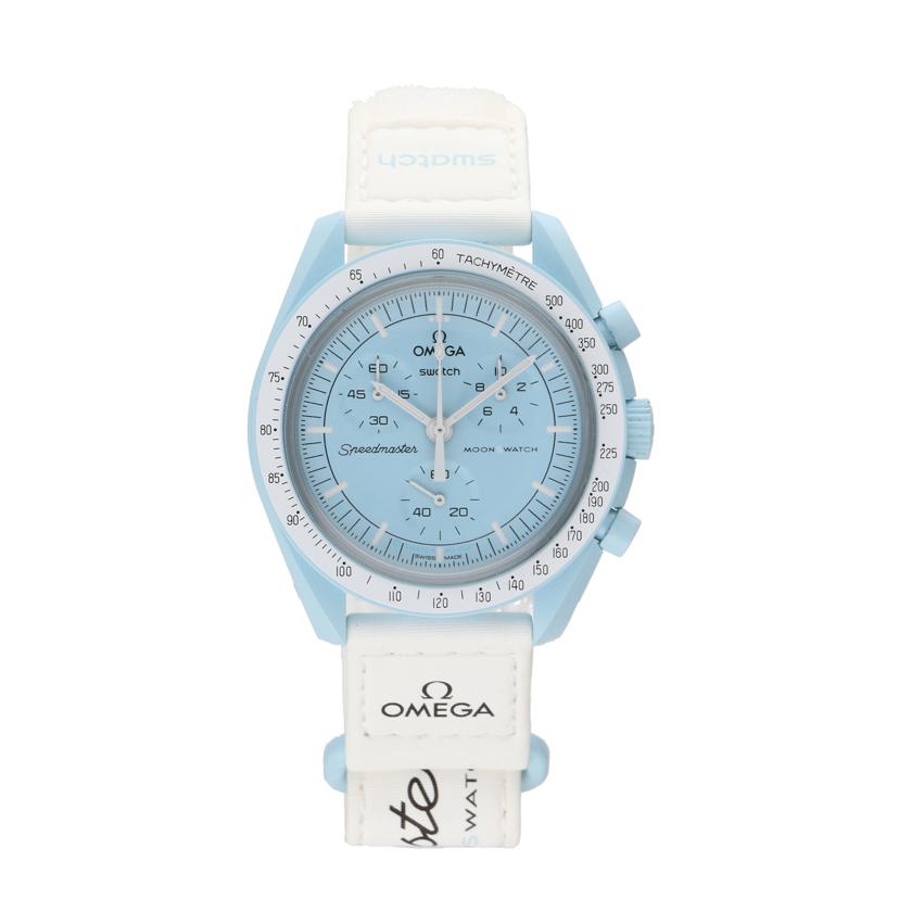 OMEGA×swatch オメガ×スウォッチ/ムーンスウォッチ／MISSION　TO　URANUS／クオーツ/SO33L100//Aランク/75