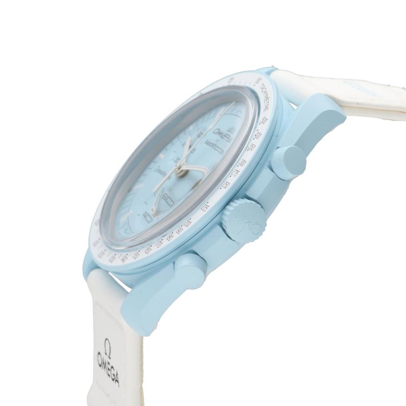 OMEGA×swatch オメガ×スウォッチ/ムーンスウォッチ／MISSION　TO　URANUS／クオーツ/SO33L100//Aランク/75