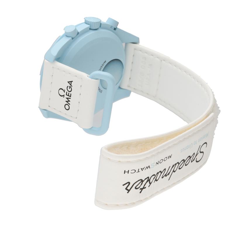 OMEGA×swatch オメガ×スウォッチ/ムーンスウォッチ／MISSION　TO　URANUS／クオーツ/SO33L100//Aランク/75