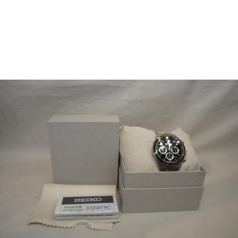 SEIKO/セイコーセレクションスピリットブラック文字盤SSQZ/SBTR013(8T63-00D0)//235***/Sランク/92