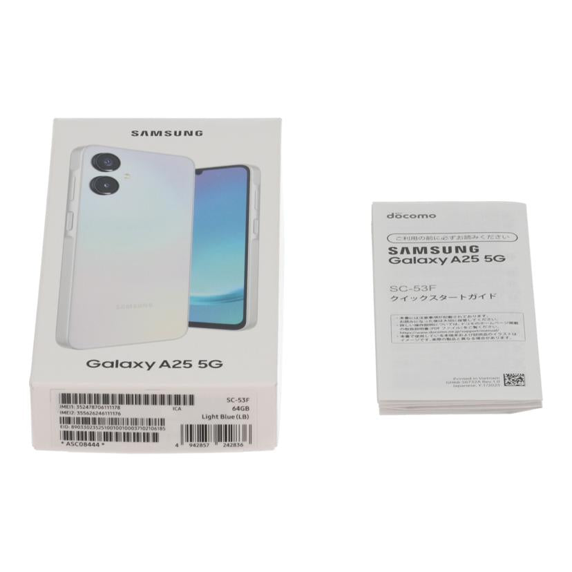 SAMSUNG　docomo サムスン　/スマートフォン／Galaxy　A25　5G　64GB/SC-53F//RFCY32DNQFM/Aランク/64