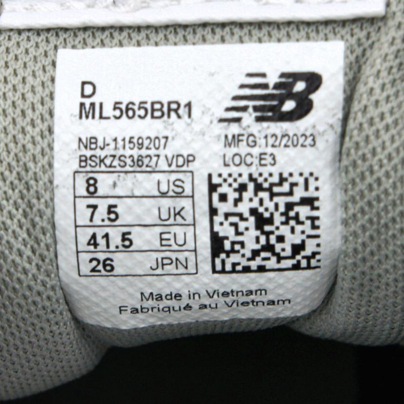 NewBlance ニューバランス/NB／565スニーカー／ブラック×レッド/ML565BR1//ｻｲｽﾞ26ｃｍ/Aランク/03