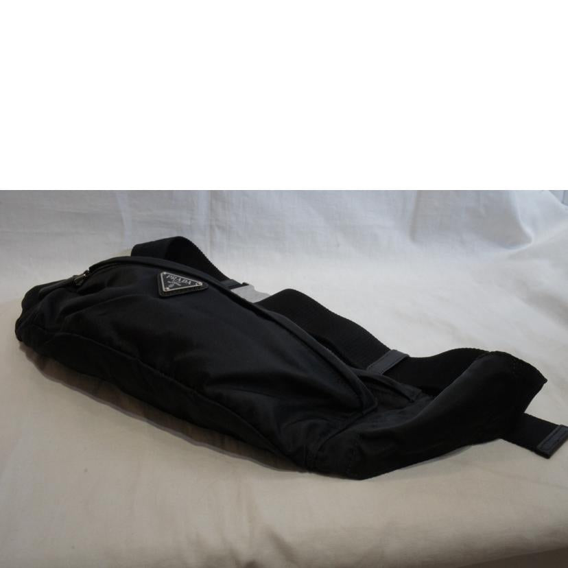 PRADA プラダ/ナイロンウエストポーチ／ボディバッグブラック//165/ABランク/92