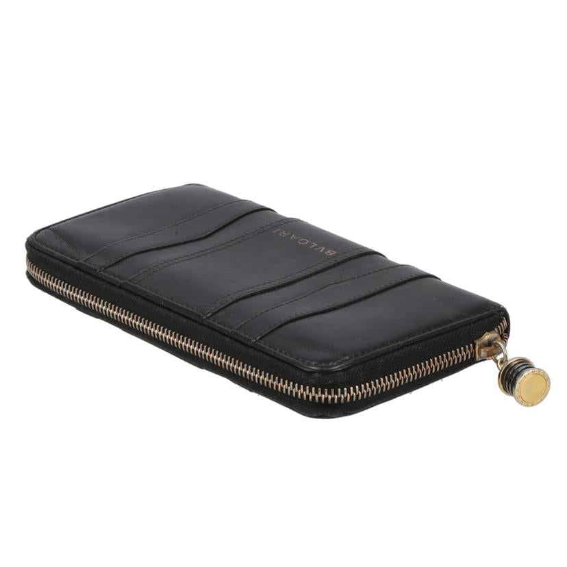 BVLGARI ブルガリ/ビーゼロワン／ラウンドファスナー長財布／ブラック/33770//FG･***/Bランク/18
