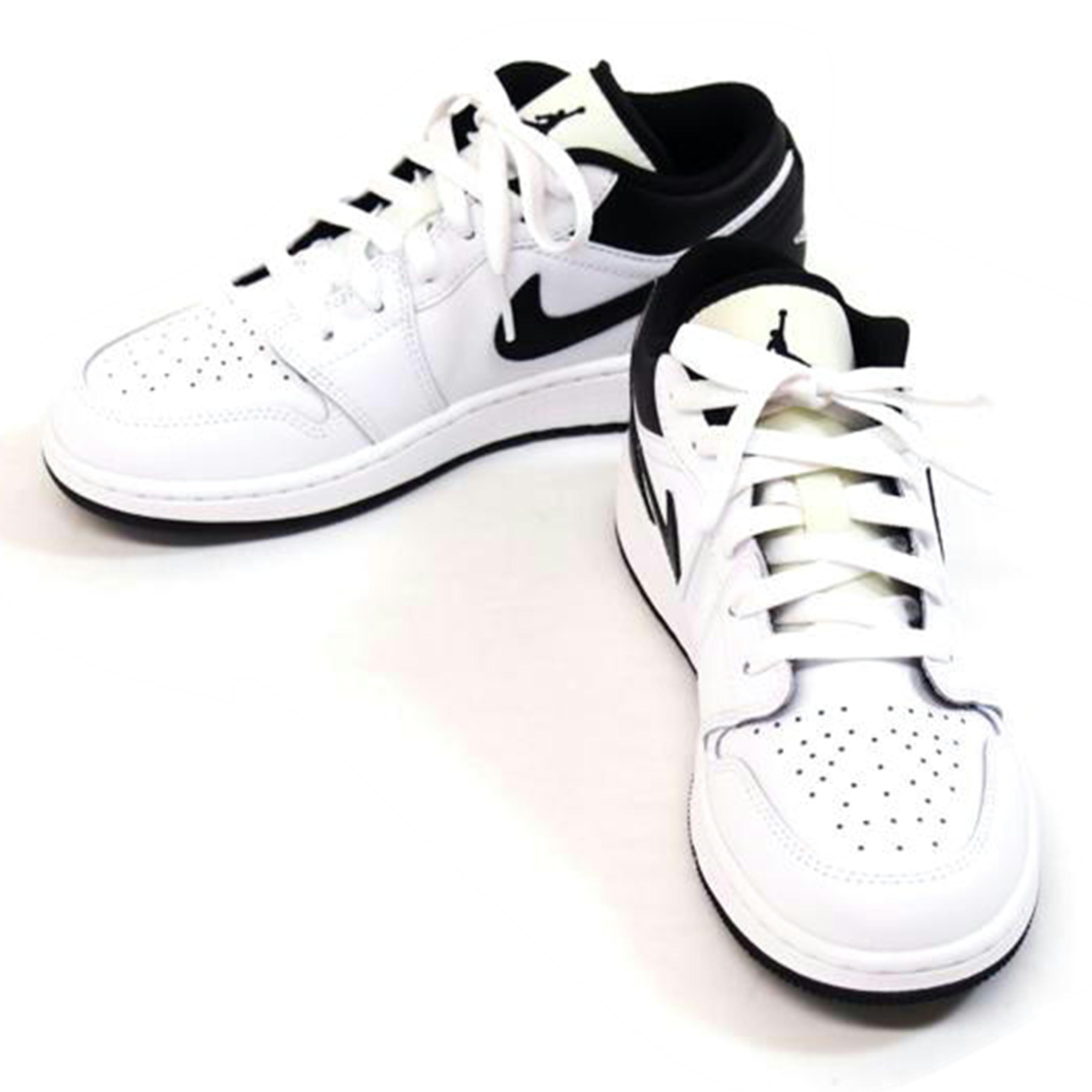 NIKE ナイキ/NIKE　GS　Air　Jordan　1Low　White／Black/553560-132//-/Sランク/71