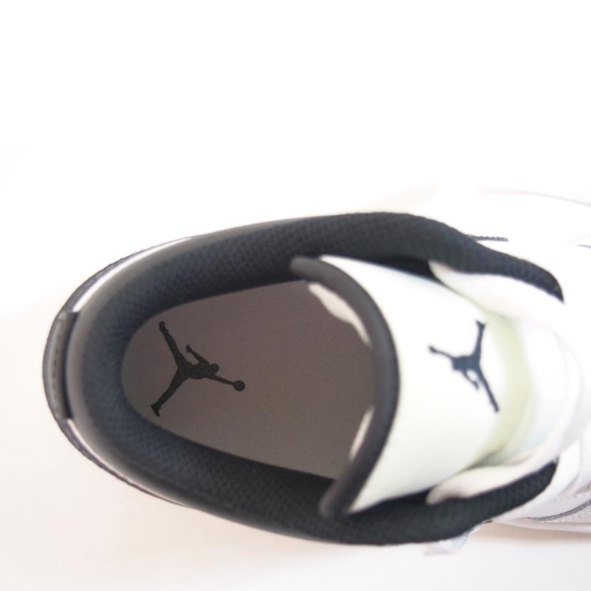 NIKE ナイキ/NIKE　GS　Air　Jordan　1Low　White／Black/553560-132//-/Sランク/71