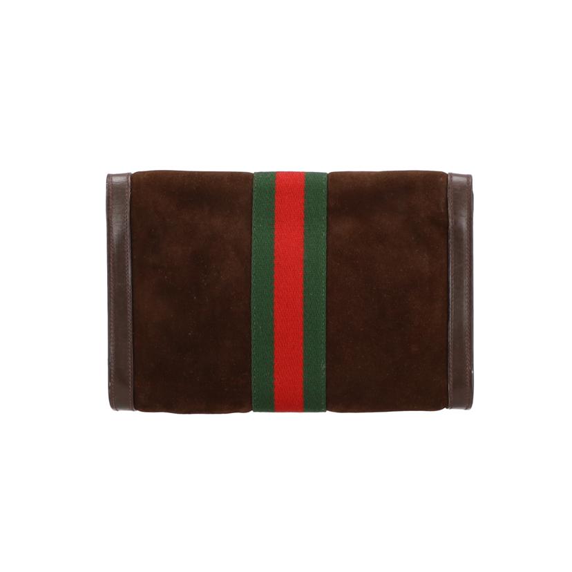 GUCCI グッチ/オ-ルドグッチ/ノベルティ/スエ-ドクラッチバッグ/シェリ-ライン//ABランク/18