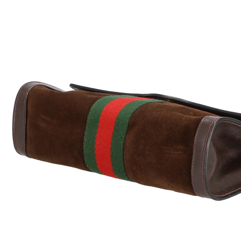 GUCCI グッチ/オ-ルドグッチ/ノベルティ/スエ-ドクラッチバッグ/シェリ-ライン//ABランク/18